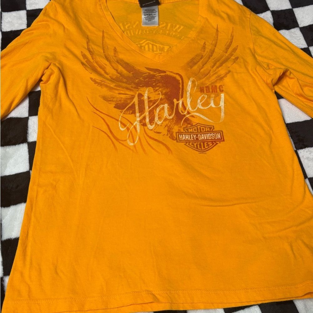 Harley-Davidson Golden Long Sleeve Tee